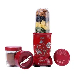 Wonderchef BOLT 600 W 22000 RPM Red Nutri-Blend Mixer (63153687)-picture-36