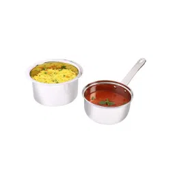 Wonderchef Nigella 16 cm Saucepan (1.5 L) and 18 cm Cooking Pot (2 L) Set-image-11