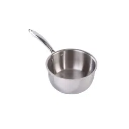 Wonderchef Nigella Silver Stainless Steel 14 cm Tri-Ply Sauce Pan (1.2 L)-picture-15