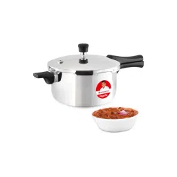 Wonderchef Nigella Triply Silver Stainless Steel Outer Lid Pressure Cooker (3 L)-picture-19