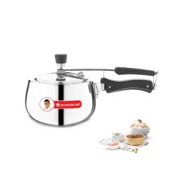 Wonderchef Stainless Steel Silver Pressure Cooker - 2 Litres-picture-13