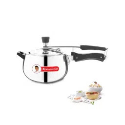 Wonderchef Stainless Steel Silver Pressure Cooker - 5 Litres-picture-34