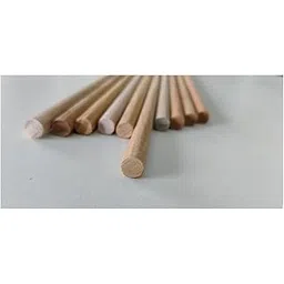 Wooden Dowel Rods 10mm 20 inch | 10 Pieces | Teak Wood Dowel for Crafting, Cotton, DIY & More - Sanded (20 inch - 10 Pieces)-picture-10