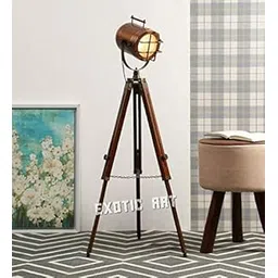 Wooden Floor Lamp, Copper, Pack of 1-picture-17
