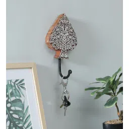 wooden home Mango Wood Hand Carved Design Decorative Key & Coat Wall Hook for Hanging-picture-16