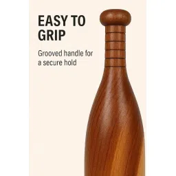 Wooden Mugdar Exercise Club, Indian Clubbell Training Equipment, Oval Shape Karla Kattai Gada for Home Gym Workout 4KG image 5