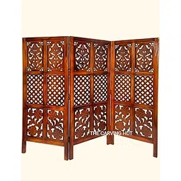Wooden PARTITION for Living Room/Drawing Room/Kitchen/Guest ROON Traditional Design PARTITION (4 FEET) 3 Panel-picture-14