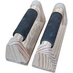Wooden Push-Up Bars with Non-Slip Rubber Base – Natural Pine Wood Push-Up Stands for Strength Training & Home Workouts-picture-16