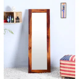 Mango Wood Full Length Mirror in Brown colour By Woodenmood-picture-16