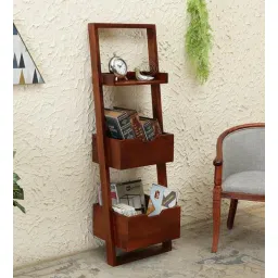 woodenmood Sheesham Wood Book shelf in Honey Oak Finish by Wooden Mood-picture-17