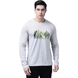 Men’s Grey Printed Regular Fit Round Neck T-Shirt – Soft 100% Organic Cotton Tee, Comfortable Eco-Friendly Casual Summer Top for Everyday Wear-image-25