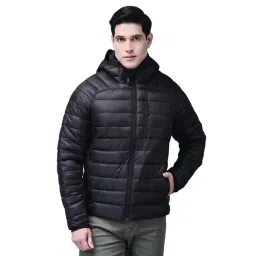 Woodland Black Regular Fit Jacket-picture-41