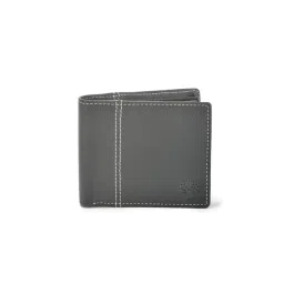 Woodland Black Textured Medium Leather Bi-Fold Wallet For Men-picture-42