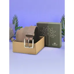 Woodland Brown Leather Casual Belt for Men-picture-46