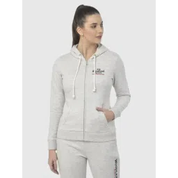 Woodland Grey Graphic Print Hoodie-picture-24