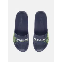 Woodland Men Brand Logo Print Sliders-picture-33