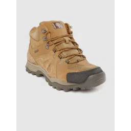 Woodland Men Camel Brown Solid Sneakers-picture-27