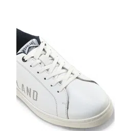Woodland Men Colourblocked Leather Sneakers Shoes image 4