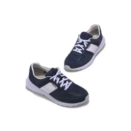 Woodland Men Colourblocked Suede Sneakers-picture-14