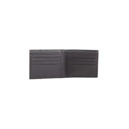 WOODLAND Men Grey Solid Wallet image 2