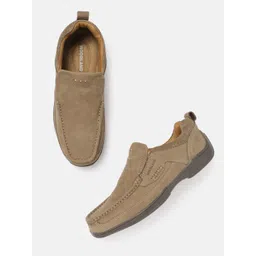 Woodland Men Leather Driving Shoes-picture-27