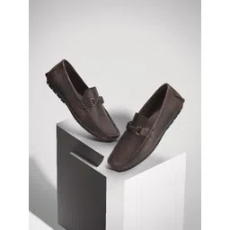 Woodland Men Leather Loafers-picture-14