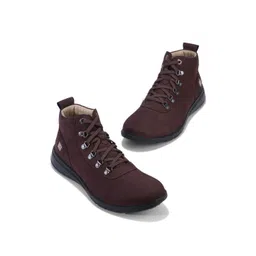 Woodland Men Nubuck Trekking Shoes-picture-14