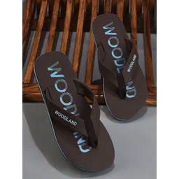 Woodland Men Printed Rubber Thong Flip-Flops-picture-29