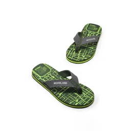 Woodland Men Printed Rubber Thong Flip-Flops-picture-40