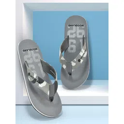 Woodland Men Printed Thong Flip-Flops-picture-27