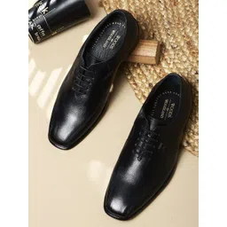 Woodland Men Round Toe Lace Ups Leather Formal Oxfords-picture-23