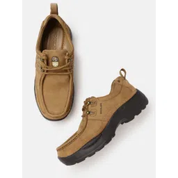 Woodland Men Round-Toe Leather Derbys-picture-37