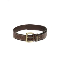 Woodland Men Textured Leather Belt-picture-38
