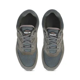 Woodland Men Textured Nubuck Sneakers-picture-11