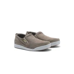 Woodland Men Textured Slip-On Sneakers-picture-33