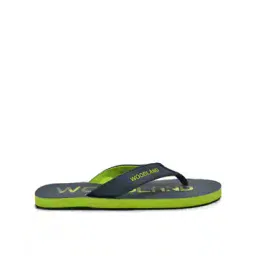 woodland Men Thong-Strap Flip-Flops with Brand Print Footbed-picture-19