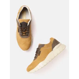 Woodland Men Woodland Men Round Toe Lace-Ups Leather Sneakers-picture-17