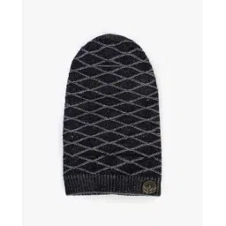 woodland Men Wool Patterned-Knit Beanie-picture-27
