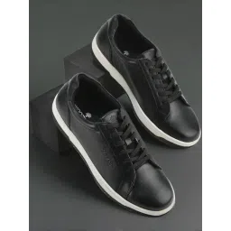 Woodland Men's Black Casual Sneakers-picture-33