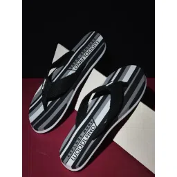Woodland Men's Black Flip Flops-picture-44