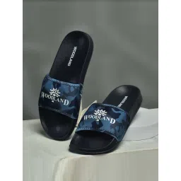 Woodland Men's Blue Slides-picture-35