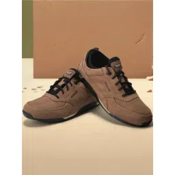 Woodland Men's Brown Casual Sneakers-picture-14