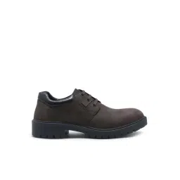 Woodland Men's Brown Derby Shoes-picture-25