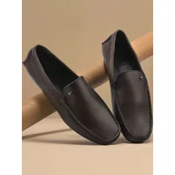 Woodland Men's Brown Loafers-picture-12
