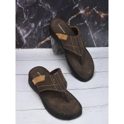 Woodland Men's Brown Thong Sandals-picture-36