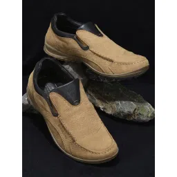 Woodland Men's Camel Casual Loafers-picture-13