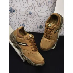Woodland Men's Camel Casual Sneakers-picture-28