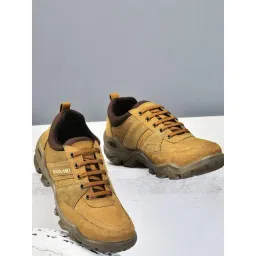 Woodland Men's Camel Casual Sneakers-picture-32