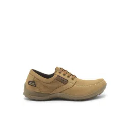 Woodland Men's Camel Derby Shoes-picture-17