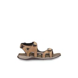 Woodland Men's Camel Floater Sandals-picture-42